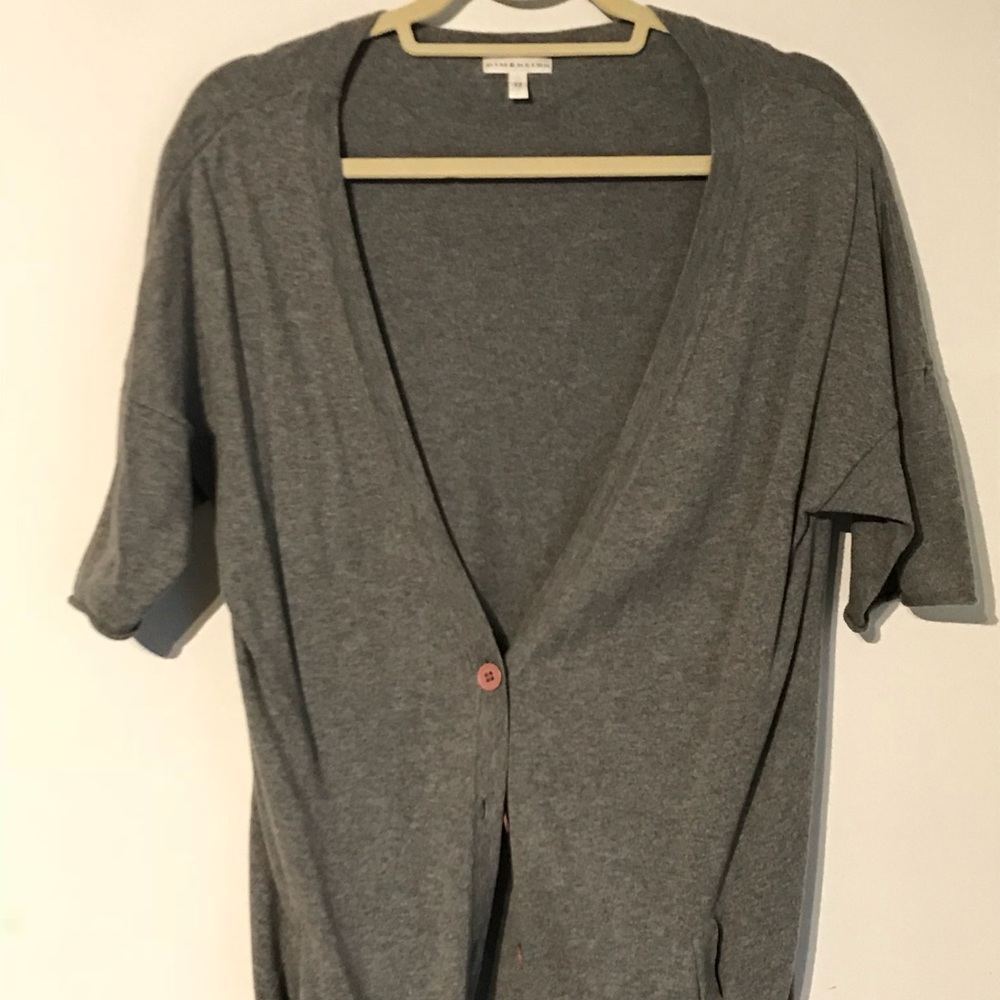 Dimension Cotton grey cardigan